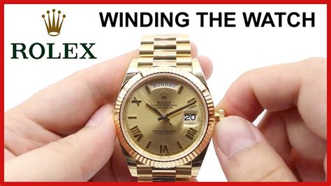 how many times do you wind a rolex|Rolex datejust manual wind.